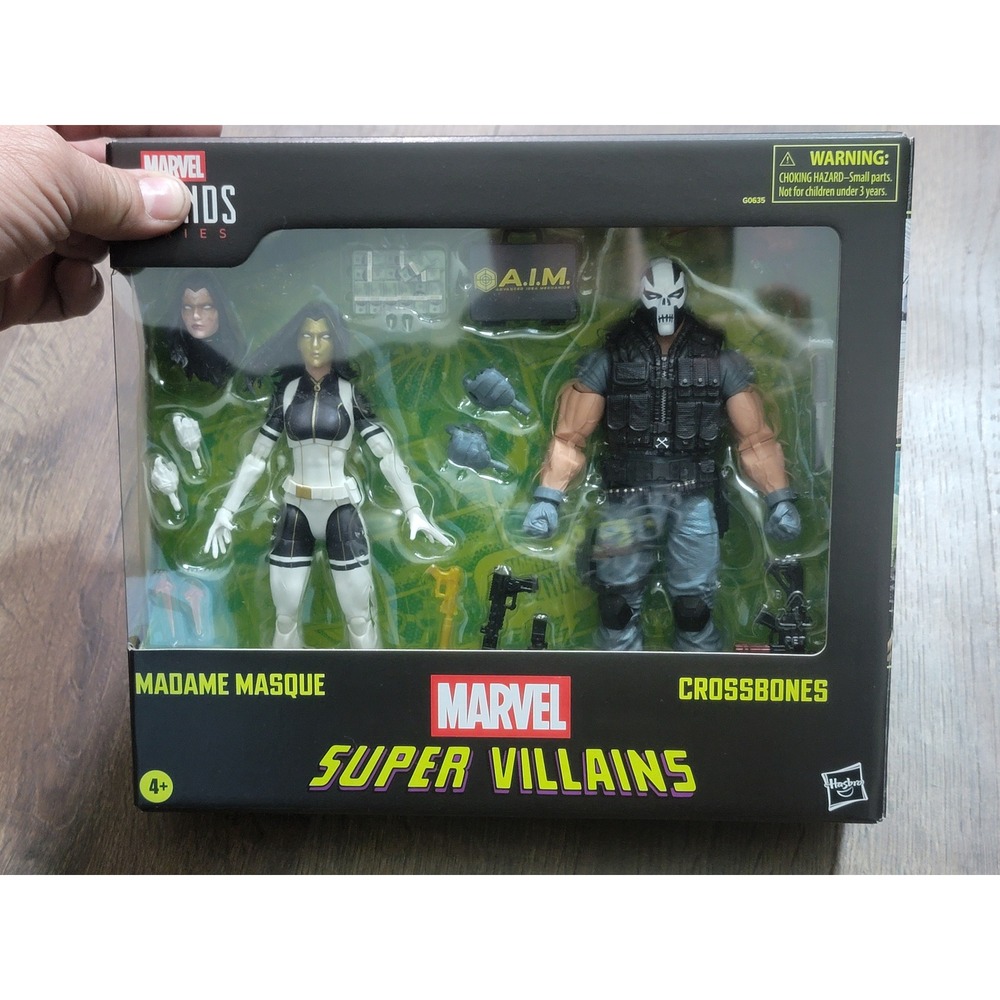 Marvel Legends‎ Super Villains Madame Masque Crossbones 2-Pack Action Figures